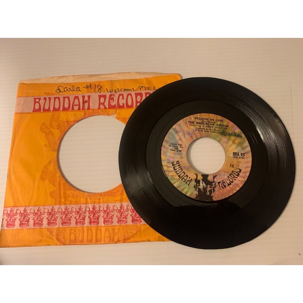 The Brooklyn Bridge 45 RPM Vinyl "Blessed Is The Rain" & "Welcome Me Love" BDA 9